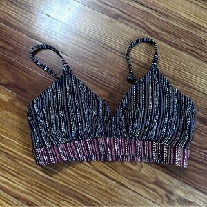 Black and Brown  Women's Swim Top